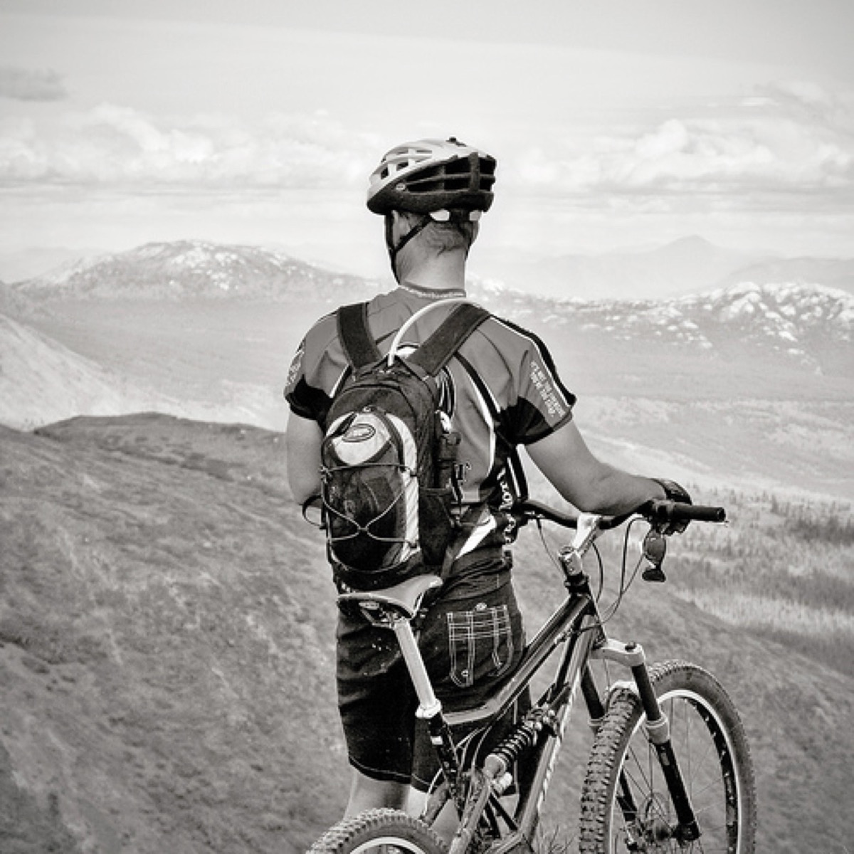 Mountain bike rocky mountains