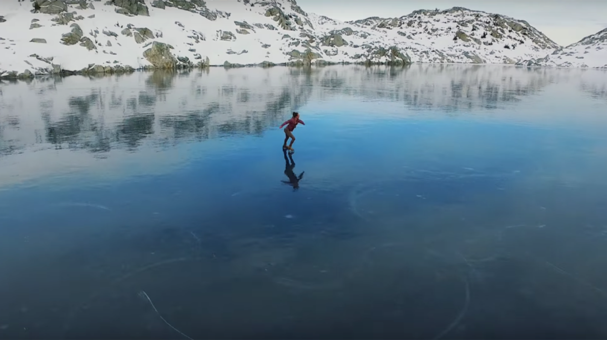 Figure Skating On Top Of The World