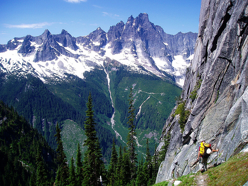 backpack rocky mountains